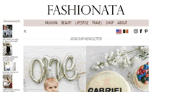 Desktop Screenshot of fashionata.com