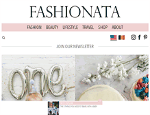 Tablet Screenshot of fashionata.com